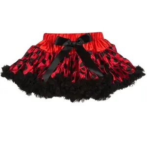 Groothandel Kinderen Meisjes Dame Bug Patroon Chiffon Puffy Petticoat voor Verjaardagsfeestje