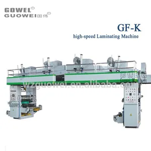 GF-K GUOWEI высокой скорости управления PLC Многослойные ламинирующая машина цена