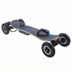 Fuera de la carretera monopatín eléctrico de doble motor montaña Junta cool moda longboard