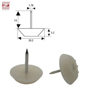 Anti Slip pinza gamba glide piedi Pastiglie <span class=keywords><strong>Nylon</strong></span> piedi per Mobili - Product Image 6