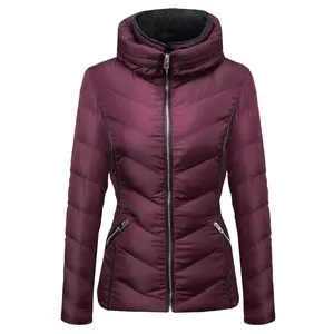 Yeni kış moda promosyon Softshell ceket kadın yastıklı ceketler kadın s ceketler mont