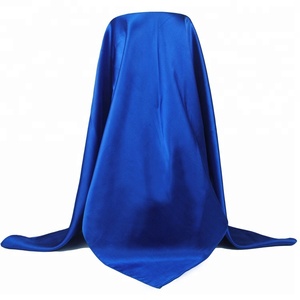 Turbante de cabeza cuadrada de Color sólido Bufanda Material de seda satinada Mujeres musulmanas Cubierta de cabeza simple Hijab liso - Product Image 6