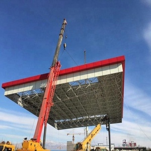 Canopy Thiết Kế Kết Cấu Thép Khung Không Gian Trạm Xăng Đổ Thiết Kế - Product Image 3