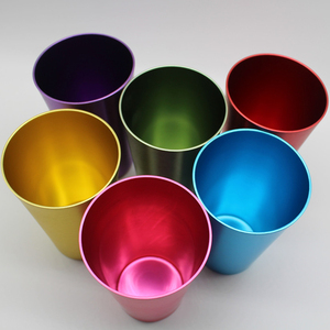 Tasses en aluminium de 16 oz, style rétro, tasses en aluminium colorées, lot de 6, multicolores, style <span class=keywords><strong>vintage</strong></span>, tasses en métal colorées, sans BPA - Product Image 4