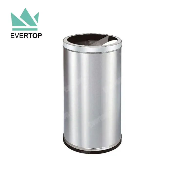 DB-35K Direct-in Dustbin  Round Metal Dustbin  Trash Recycling Can