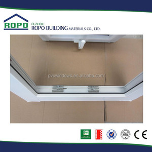 Upvc / PVC de diseño moda marco de madera de color toldo americano ventana guillotina - Product Image 3