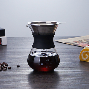<span class=keywords><strong>Carafe</strong></span> à café en verre pratique, à graver, en acier inoxydable, goutteur à café, en verre - Product Image 4