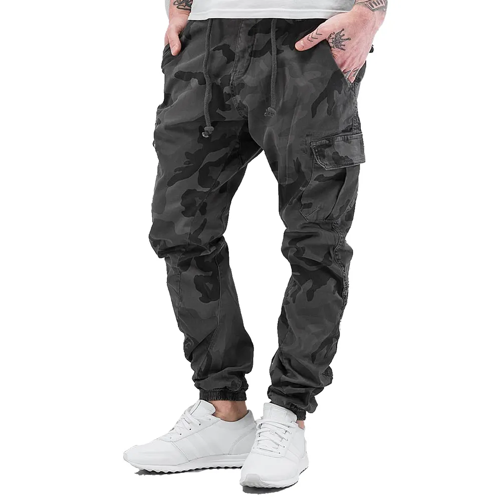 Regular 6 Pocket Cargo Pants Urban Cargo CamoでOlive Mens Cargo Pants