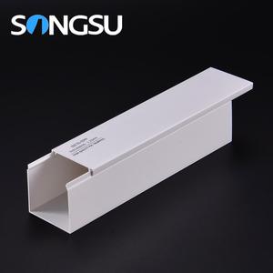 Haute qualité Personnalisé tailles électrique blanc fil protection câble pvc trunking cutter/pvc <span class=keywords><strong>plinthe</strong></span> conduit - Product Image 4