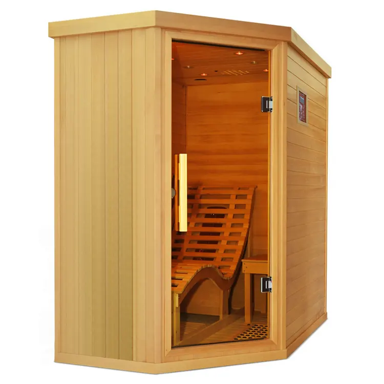 Een Persoon Lay Down Infrarood Sauna Met Sauna Stoel