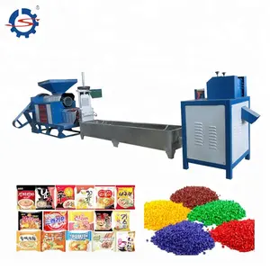 Sekrup Ganda Butiran Plastik Extruder/Daur Ulang Limbah Plastik Butiran Membuat Mesin Harga