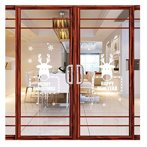 Autocollants de Noël en PVC personnalisés et réutilisables pour vitres de voiture - Product Image 5