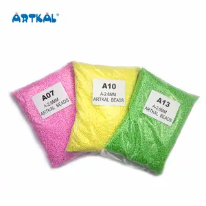 2021 Mainan Laris Diy Plastik 2.6 Mm Manik-manik Sekering Hama Hama Mini untuk Anak-anak