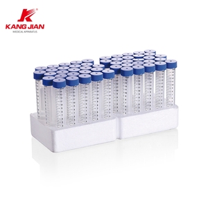 शंक्वाकार अंत Racked Centrigfuge ट्यूब के साथ 50 ml स्पष्ट काले स्नातक - Product Image 3