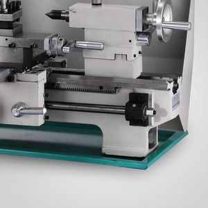 Torno de Metal de 8x16 pulgadas, 2500RPM, 750W, Mini torno de banco, máquina de torno de velocidad de husillo <span class=keywords><strong>Variable</strong></span> para procesamiento de piezas de precisión Mini - Product Image 6