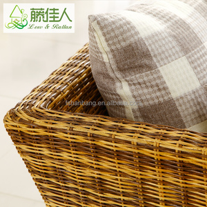 Vintage Phong Cách Giải Trí Bất Mây <span class=keywords><strong>Wicker</strong></span> Phòng Khách Sofa Nội Thất <span class=keywords><strong>Set</strong></span> - Product Image 4