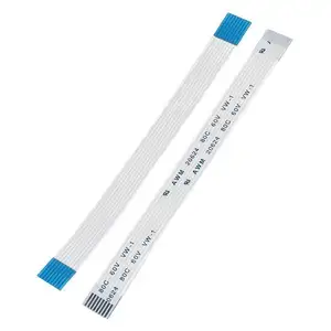 Câble plat Flexible FFC, longueur 0.5, 0.8, 1.0, 1.25, 2.0 et 2.54mm