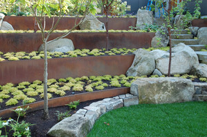 Corten Steel Lawn <strong>Edging</strong> <strong>Metal</strong> Fence Flexible <strong>Border</strong> - Product Image 4
