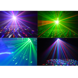 Laser stroboscopique LED pour Disco, mini lumière laser avec effet de danse fleur de lune - Product Image 6