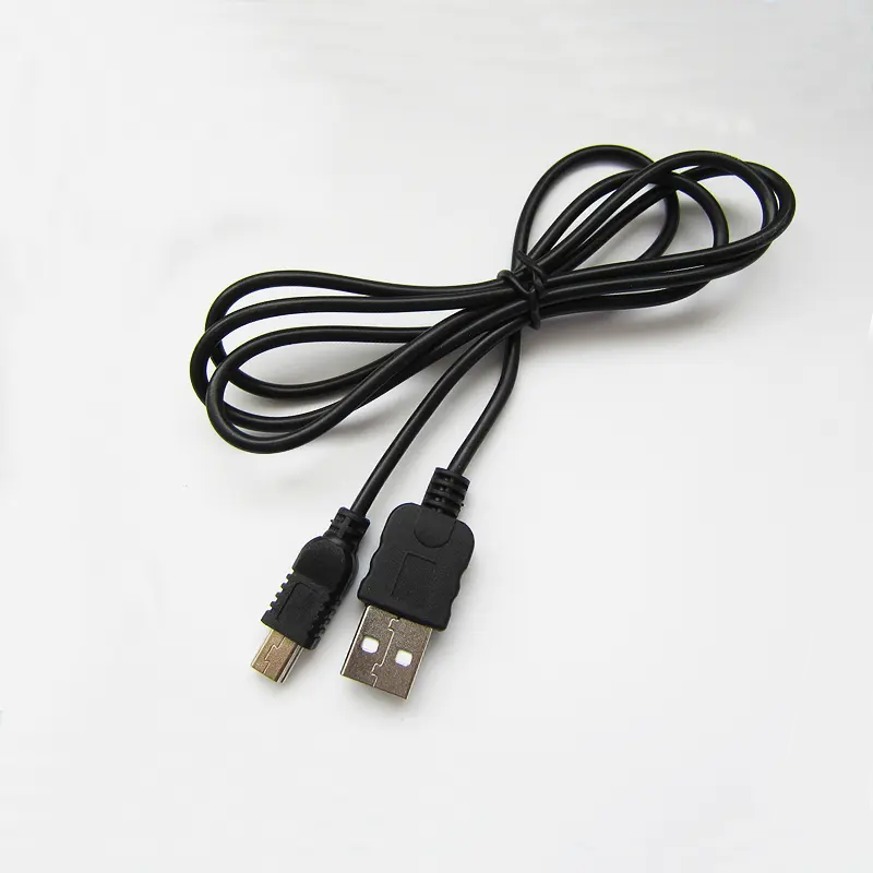 Cabo usb carregador de dados de 5 pinos, fonte de alta qualidade, mini b, cabo usb para mini usb