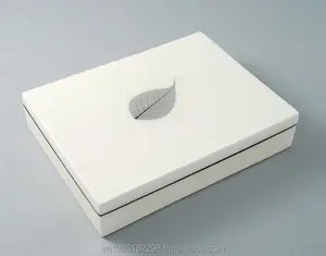 Handmade White Bamboo <b>Lacquerware</b> Organizer Boxes with Antique Imitation Finish Viet Nam/Vietnam Love Boxes - Product Image 1