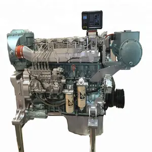 200HP Sinotruk ship motor WD615.64C03N 147KW 1800rpm Sinotruk engine EuroIII cylinder block