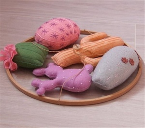 फैशन डिजाइन हस्तनिर्मित हरी कैक्टस पालना मोबाइलों के लिए नर्सरी बच्चे के लिए कैक्टस मोबाइल महसूस किया - Product Image 5