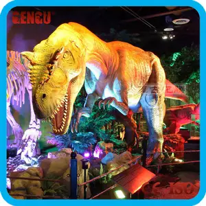 открытая площадка аниматронных динозавров выставка