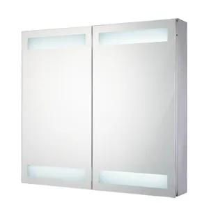 High quality home furniture cabinet for bathroom mirrored light cabinet low price LED mirror cabinet for promotion