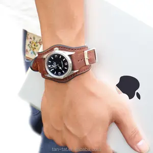 Genuine Leather Watch Strap Band Brand Custom