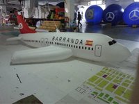 Aéronef publicitaire gonflable, navette spatiale, vaisseau spatial, avion, ballon, avion gonflable, avion volant