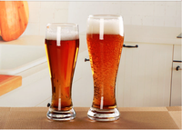 Tasse en verre de bière en cristal de bavière de 500ml, tasse en verre de pinte pour bière de 17 onces