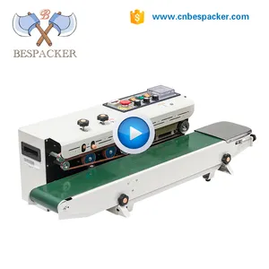 Bespacker FRD-1000C sellador banda continua polietileno pvc aluminio máquina de termosellado bolsa de plástico con la cuenta