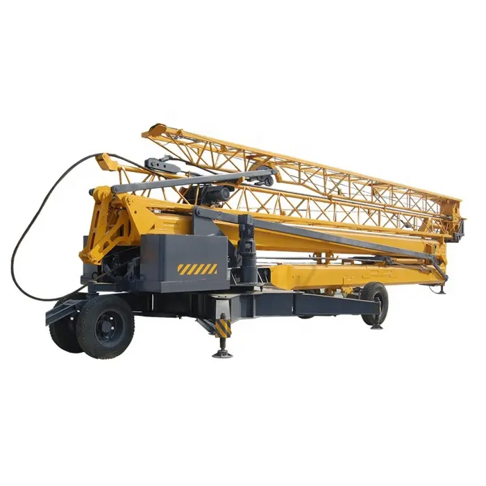 Small 1t 2t 3t 4t 1 ton 2 ton 3 ton 4 ton mini self erecting mobile portable tower crane