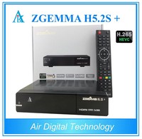 L'europe Multistream Décodeur ZGEMMA H5.2S Plus Récepteur Combiné Avec HEVC/H.265 DVB-S2 + DVB-S2/S2X/T2/C Triple Tuners