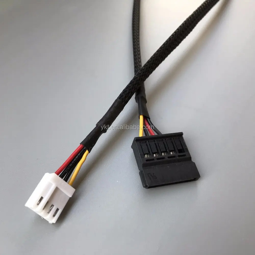 공장 SATA 전원 공급 장치 케이블 4Pin IDE Molex to 5 SATA