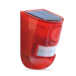 365days Standby Outdoor Wireless Powered Security Siren Lights Solar <strong>Alarm</strong> Lamp IP65 with PIR <strong>Motion</strong> <strong>Sensor</strong> <strong>Alarm</strong> - Product Image 1