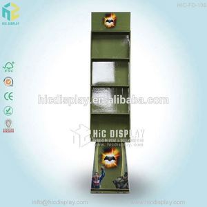 Magasin de détail boogie lingettes plancher en carton racks - Product Image 2