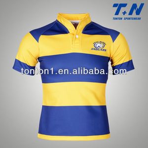 Polyester tight fit rugby jersey - Product Image 1