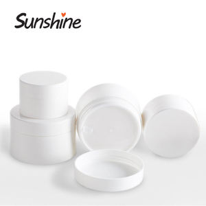 Modern style 30g 50g 100g 120g skin care cream white PP plastic cosmetic jar