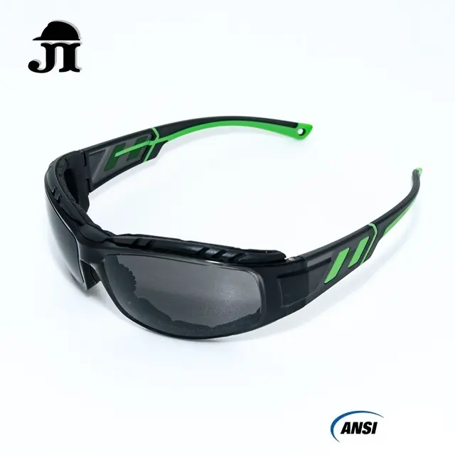 JG078 Safety Glasses ANSI Z87.1 with EVA facial contour for complete coverage and comfort