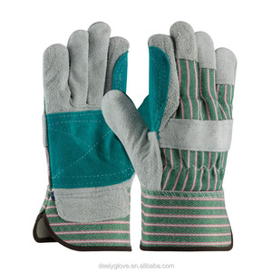 Cuffs shorts gardening gloves working buffalo leather - Product Image 6