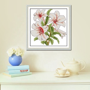 NKF la Fleur du Bonheur (2)  Modèles de point de croix Vente chaude Broderie Fils <span class=keywords><strong>DMC</strong></span> - Product Image 2