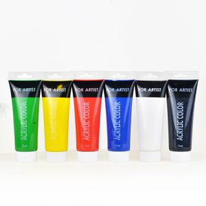 Juego de Pintura Acrílica para Artistas de 75 ml a Precio de Mayoreo para Lienzo, Vidrio y Papel - Product Image 5
