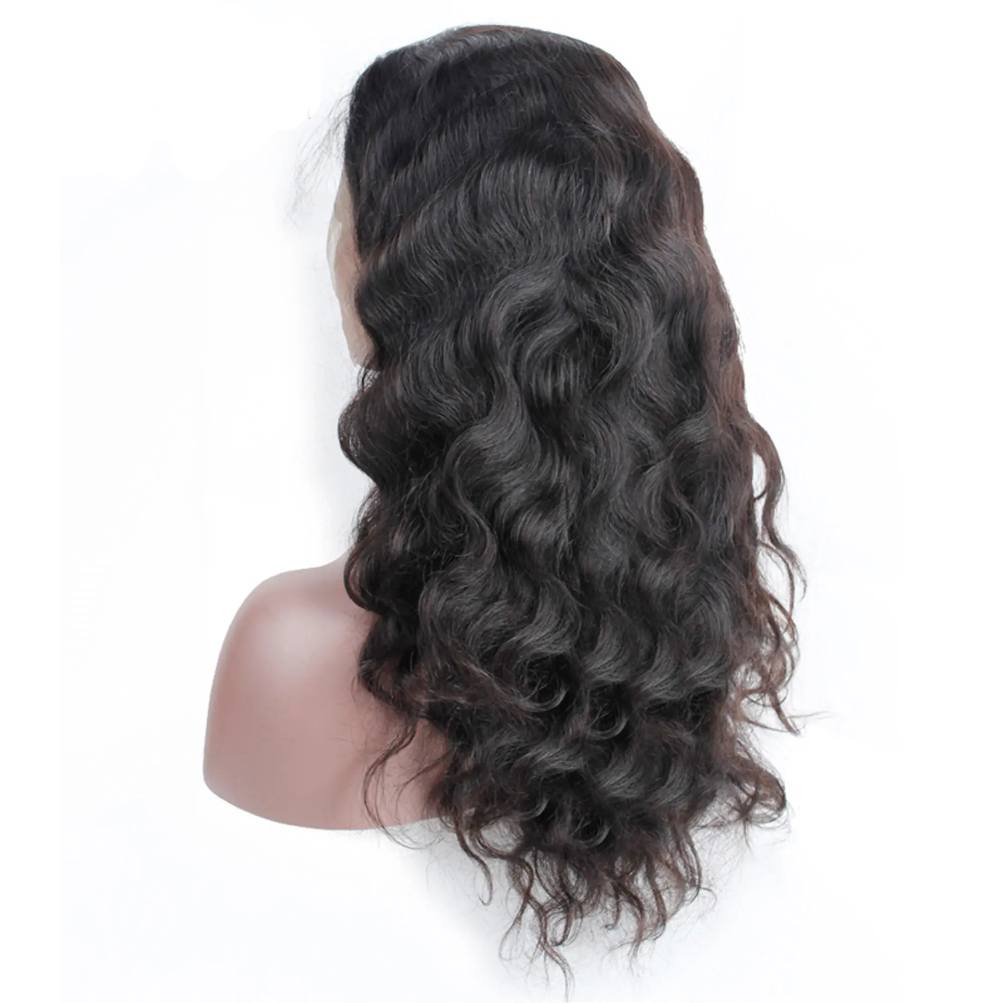 Cheap free samples brazilian natural virgin raw 100 human hair lace front wig for black women