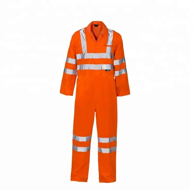 Uniforme de travail industriel en tissu de coton ignifuge, vente en gros, 1 pièce