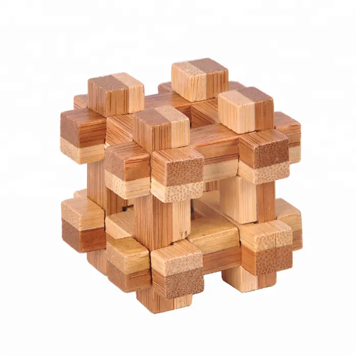 Adult Intelligent Wooden Brain Training Game Lock Puzzle Game Educational Games