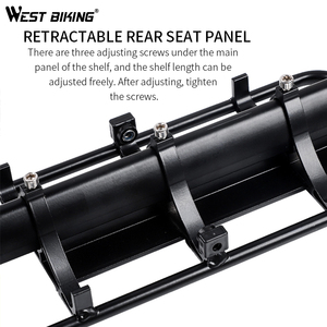 WEST BIKING Portapacchi <span class=keywords><strong>Posteriore</strong></span> per <span class=keywords><strong>Bici</strong></span> 20-29 Pollici con Attrezzi di Installazione, Mensola per Ciclismo Montano - Product Image 5