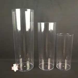 akrilik plastik özel boylu vazo