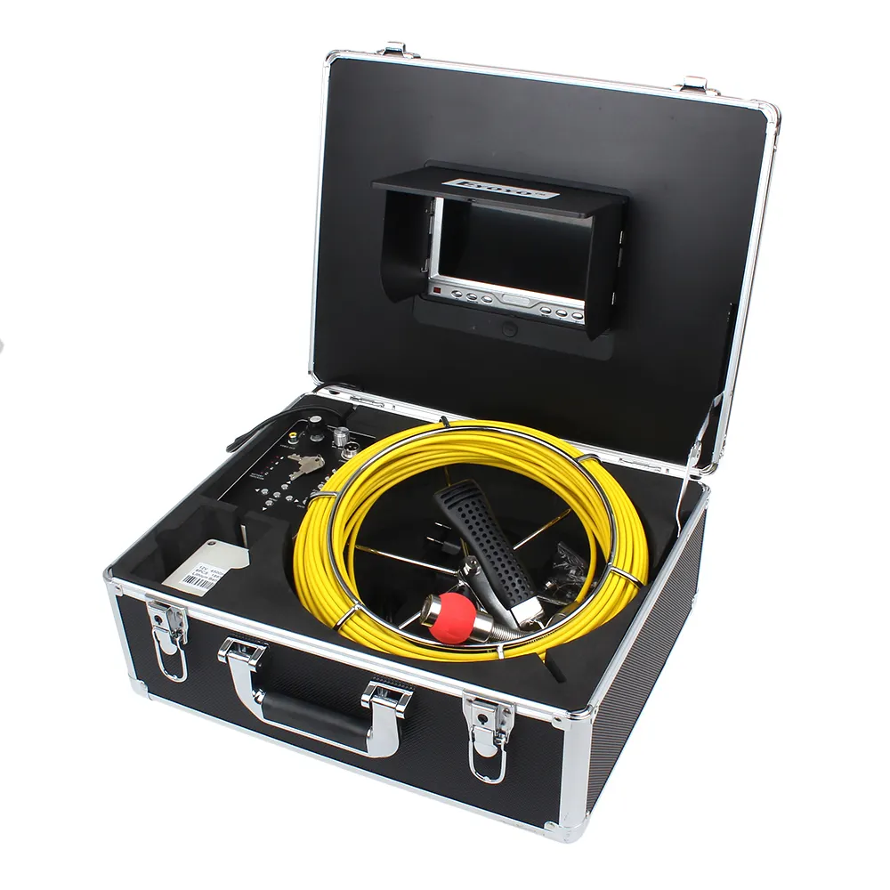 Desplay 50 m tubo di Scarico Fognario Endoscopio Industriale di Video Sistema di Controllo